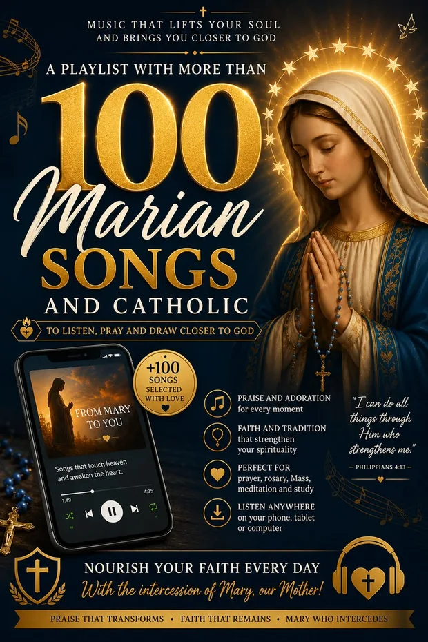 100+ Marian and Catholic worship playlist